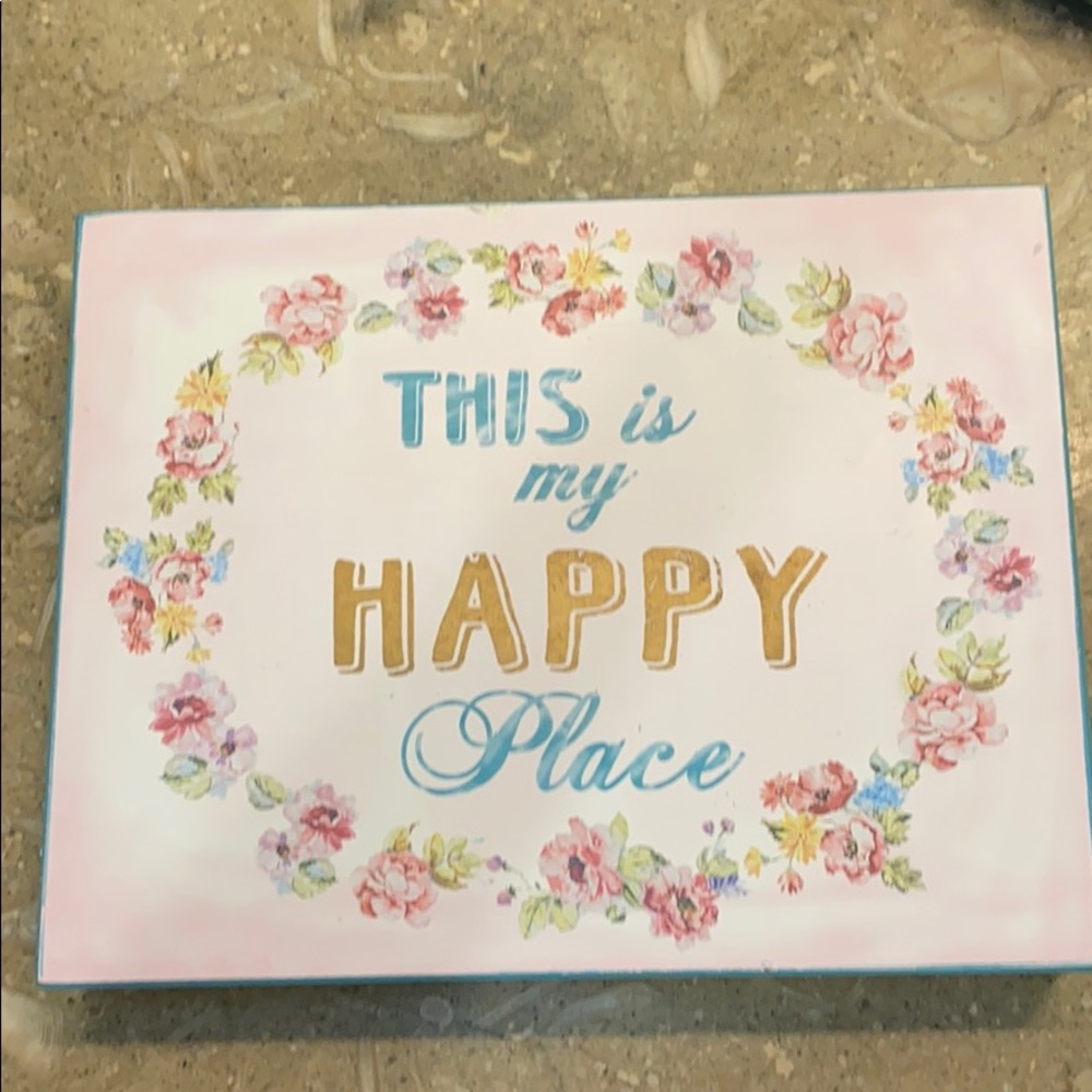 🦋 This is my happy place sign